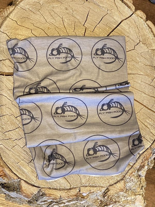 Fly Fish Food Neck Gaiter - Grey Hot on Sale