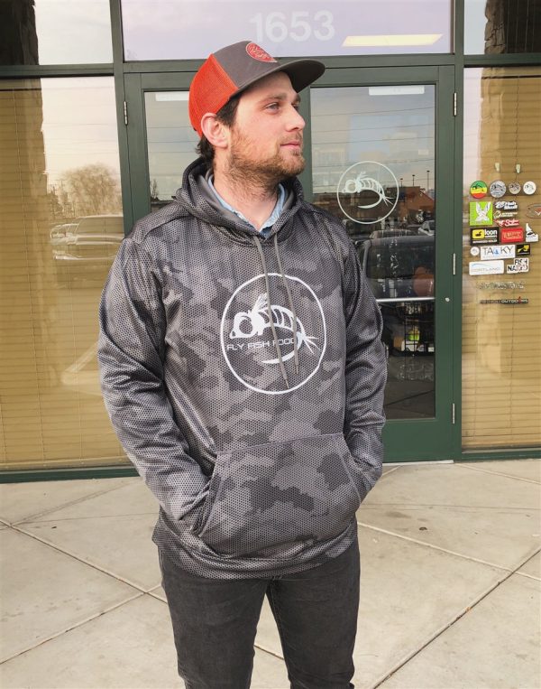 Fly Fish Food Camo Logo Hoodie (Lightweight) For Discount