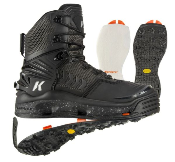 Korkers River Ops Wading boot - Felt and Vibram Soles Hot on Sale