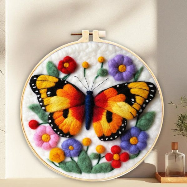 Needle Felting - Cute Butterfly Fashion