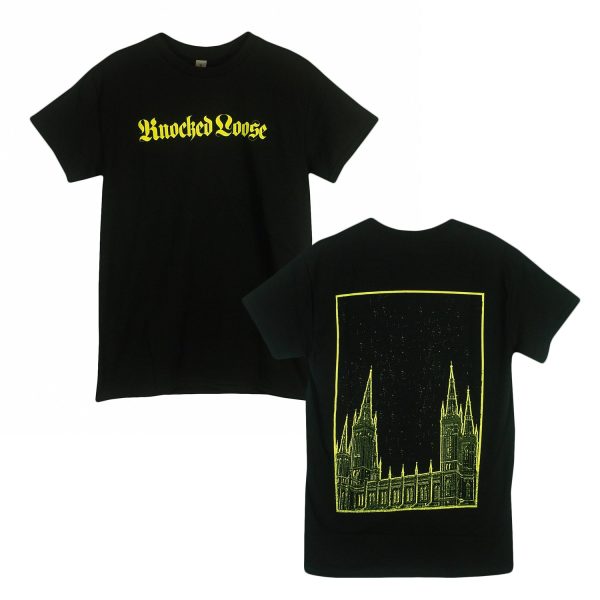 Church (Yellow On Black) Black - Tee Fashion