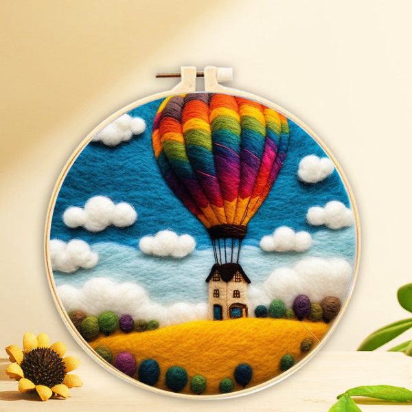 Needle Felting - Balloon Home Sale