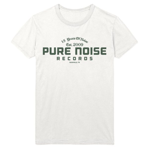 15 Years of Noise White - Tee Online
