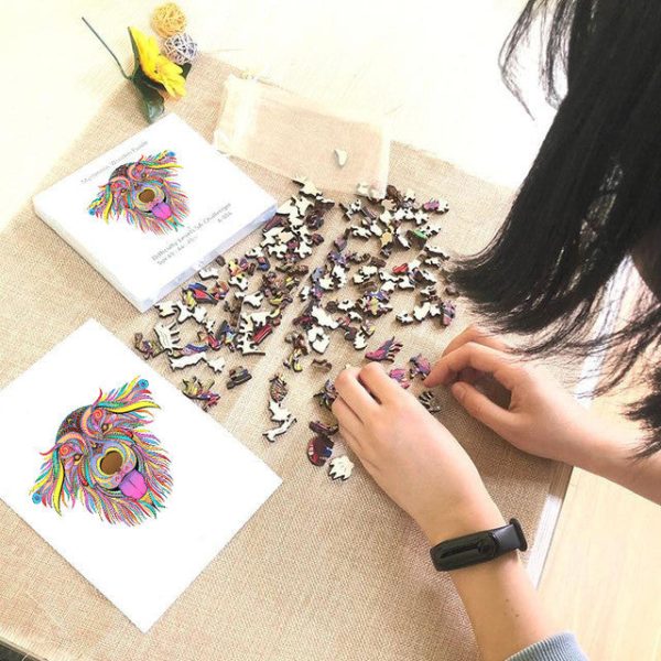 Wooden Puzzle - Art Collage Online - Image 2