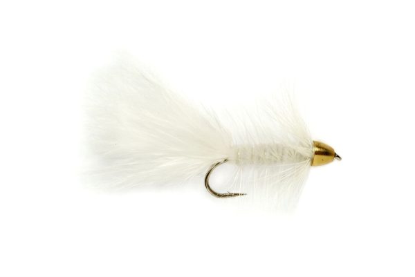 Cone Head Wooly Bugger White For Cheap
