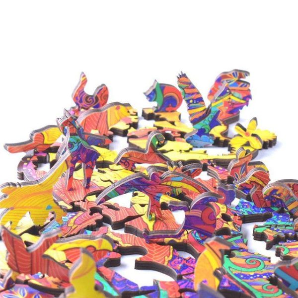 Wooden Puzzle - Art Collage Online - Image 4
